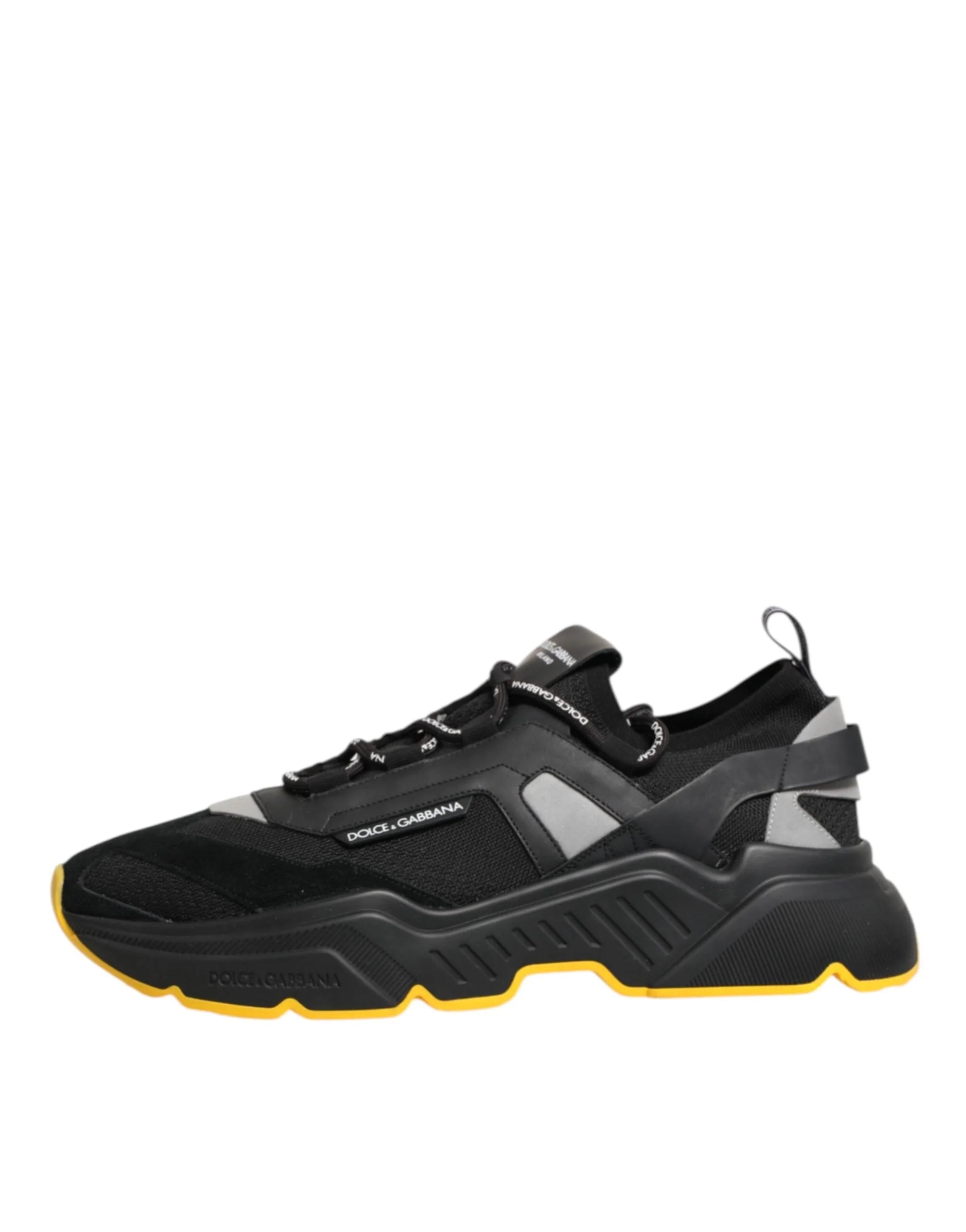 Dolce & Gabbana Black Daymaster Low Top Men Sneakers Shoes - Sneakers