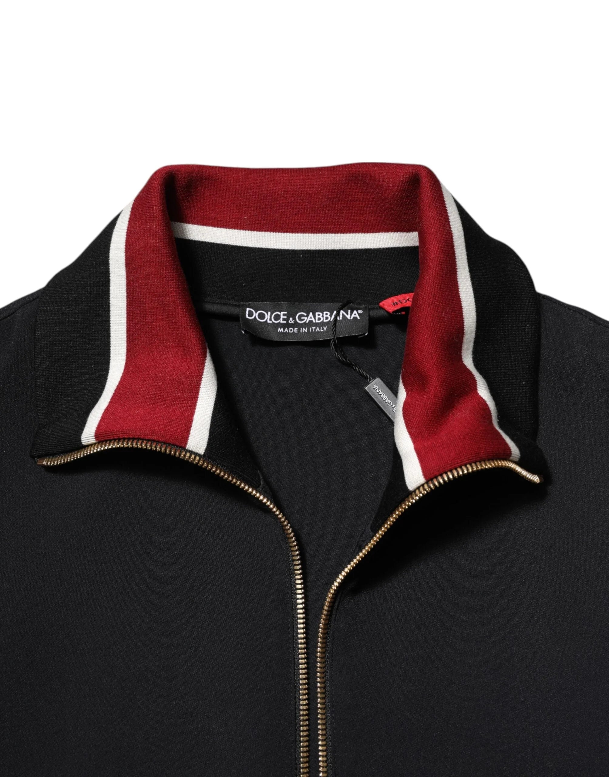 Dolce & Gabbana Black DG King Full Zip Sweatshirt Sweater - IT54 | XL - Sweatshirts