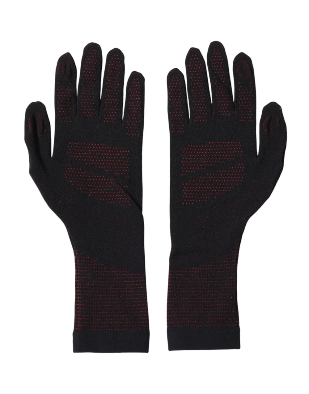 Dolce & Gabbana Black DG Logo Cotton Hands Mitten Men Gloves - 9|M