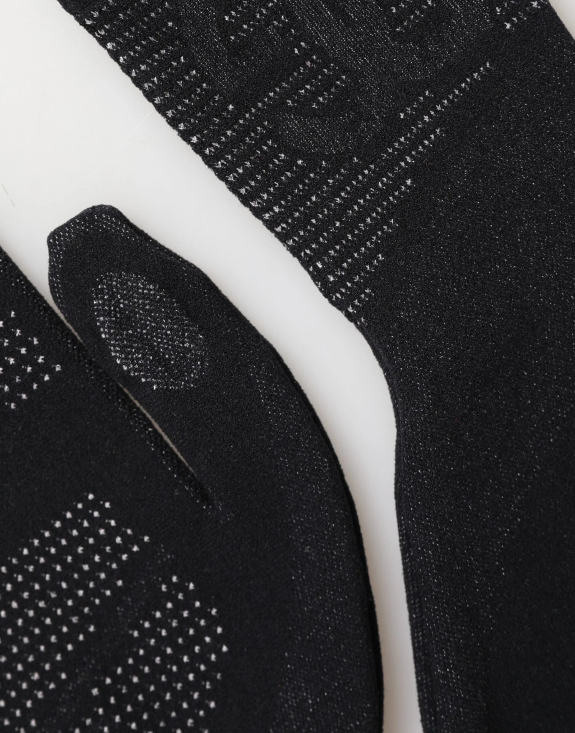 Dolce & Gabbana Black DG Logo Cotton Hands Mitten Men Gloves - 9|M