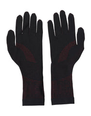 Dolce & Gabbana Black DG Logo Cotton Hands Mitten Men Gloves - 9|M