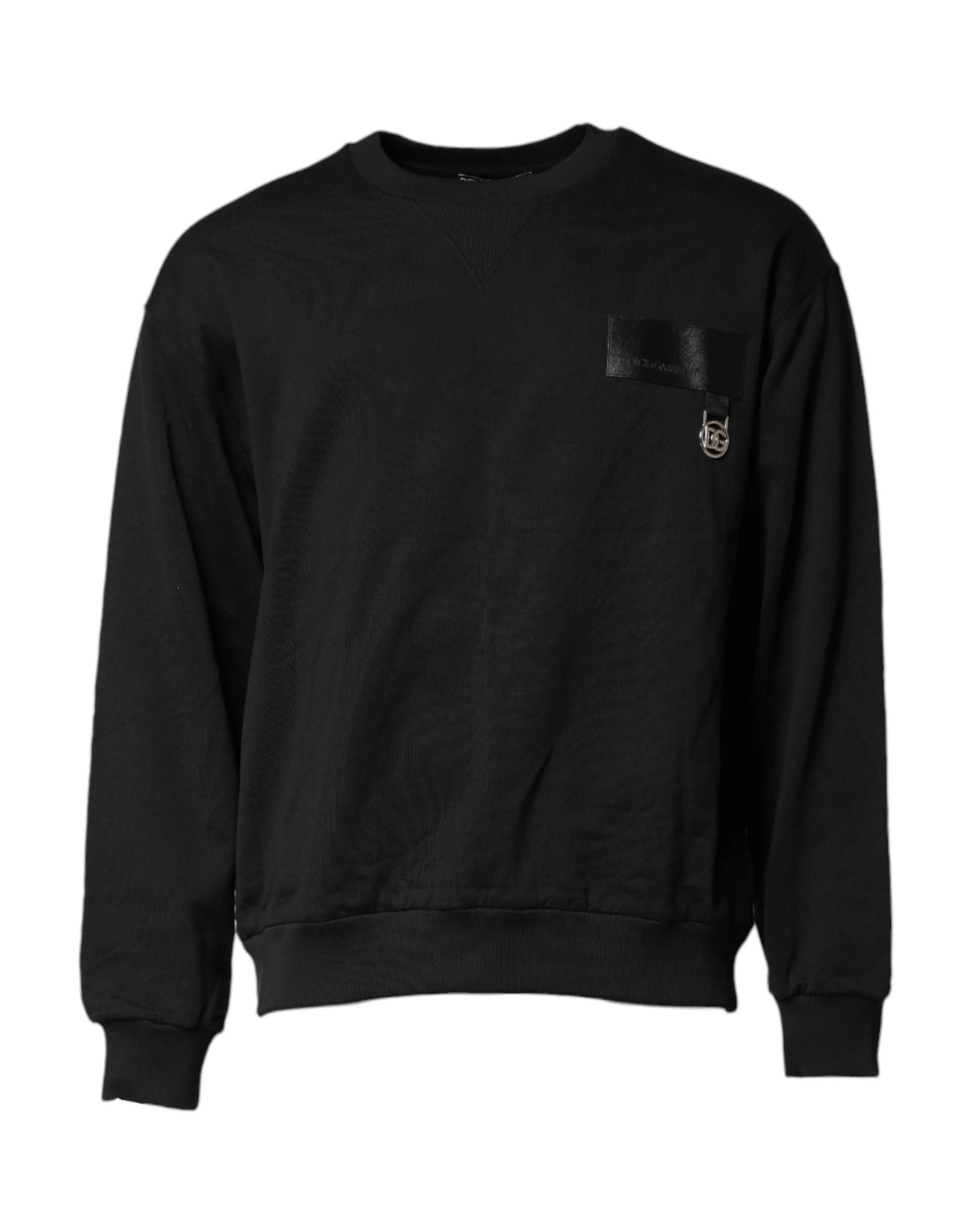 Dolce & Gabbana Black DG Logo Crew Neck Sweatshirt Sweater - IT52 | XL - Sweatshirts