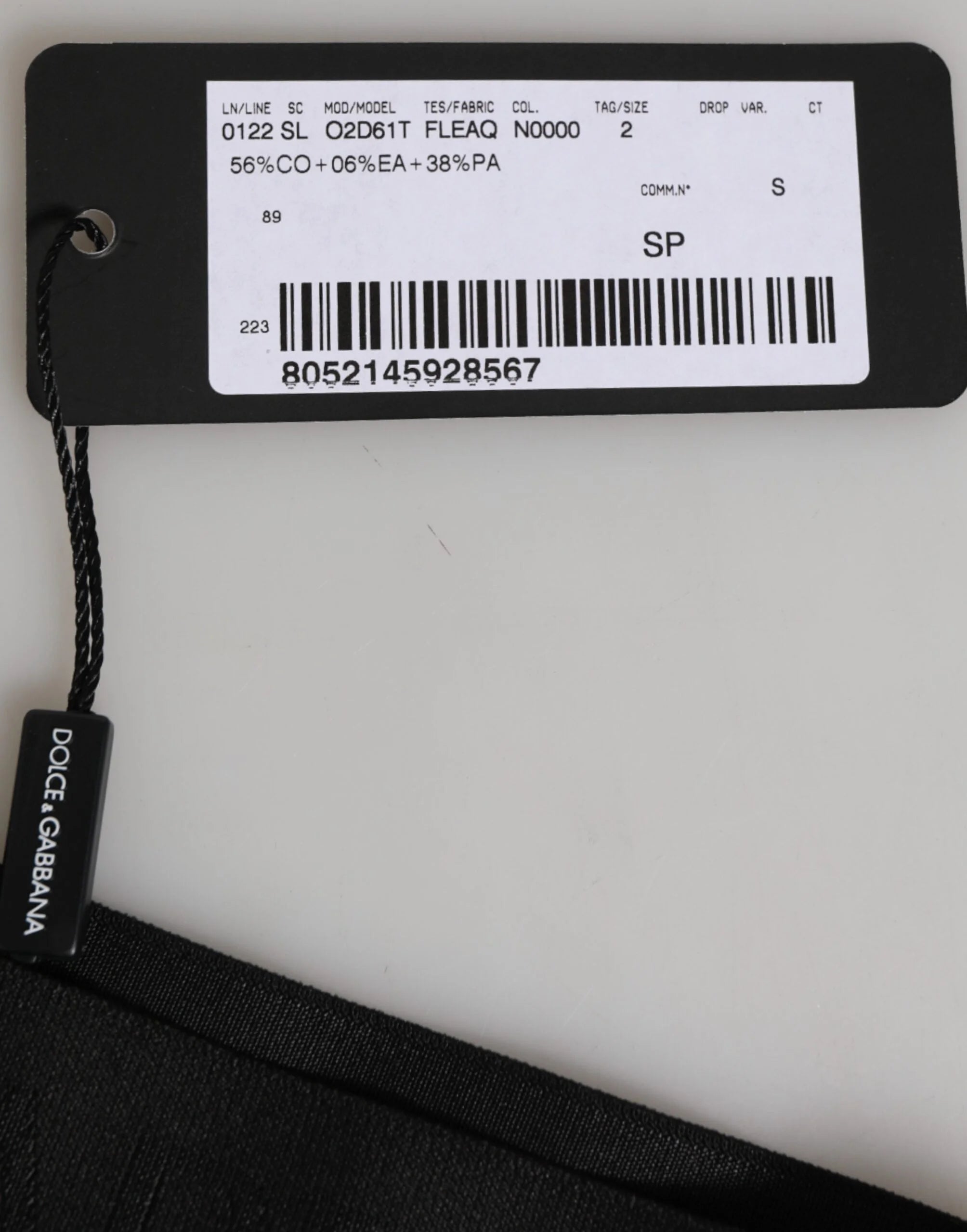 Dolce & Gabbana Black DG Logo Lace High Brief Panty Underwear - IT2 | S - Briefs