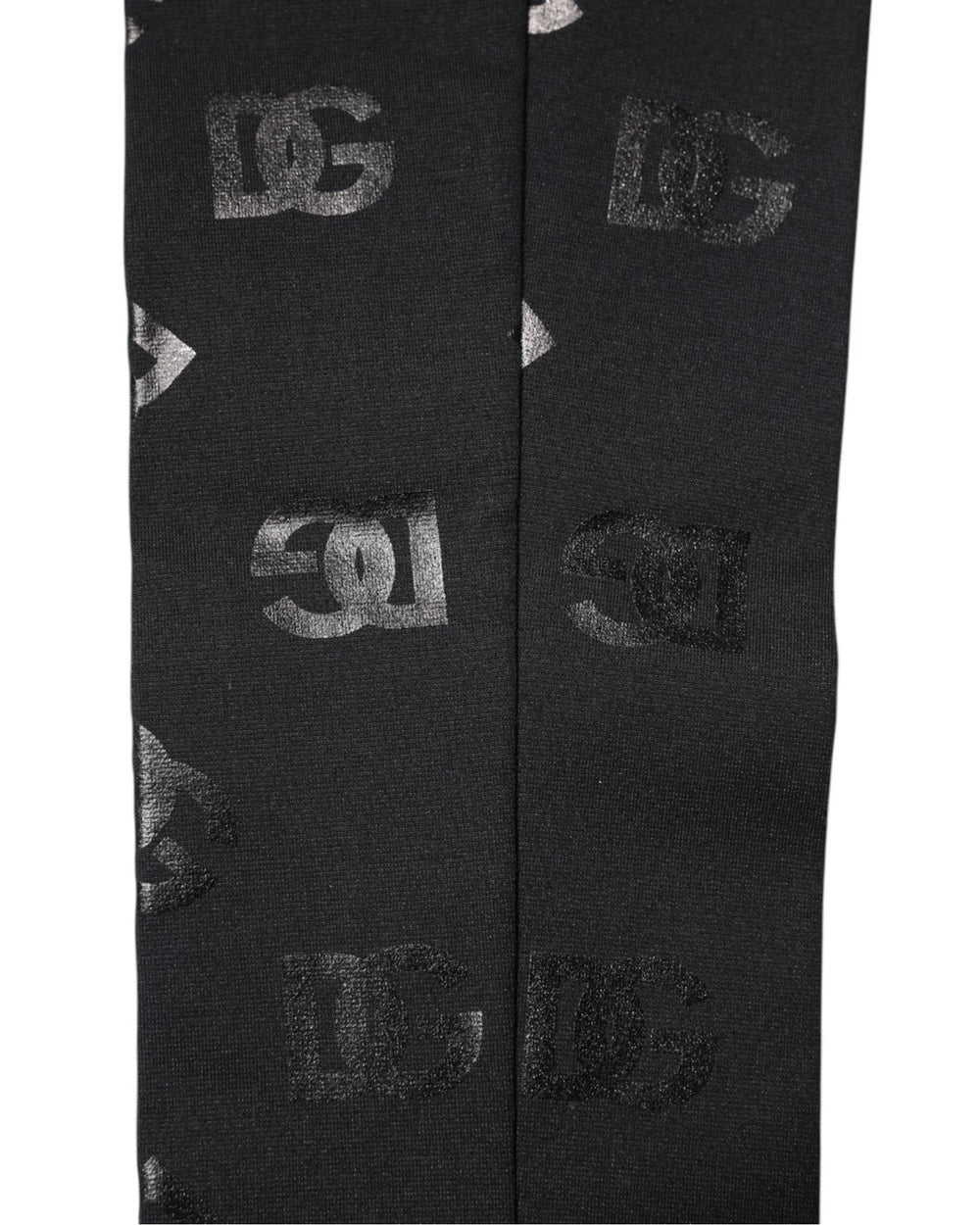 Dolce & Gabbana Black DG Logo Monogram Wool Stretch Arm Sleeves - Arm Warmers & Sleeves