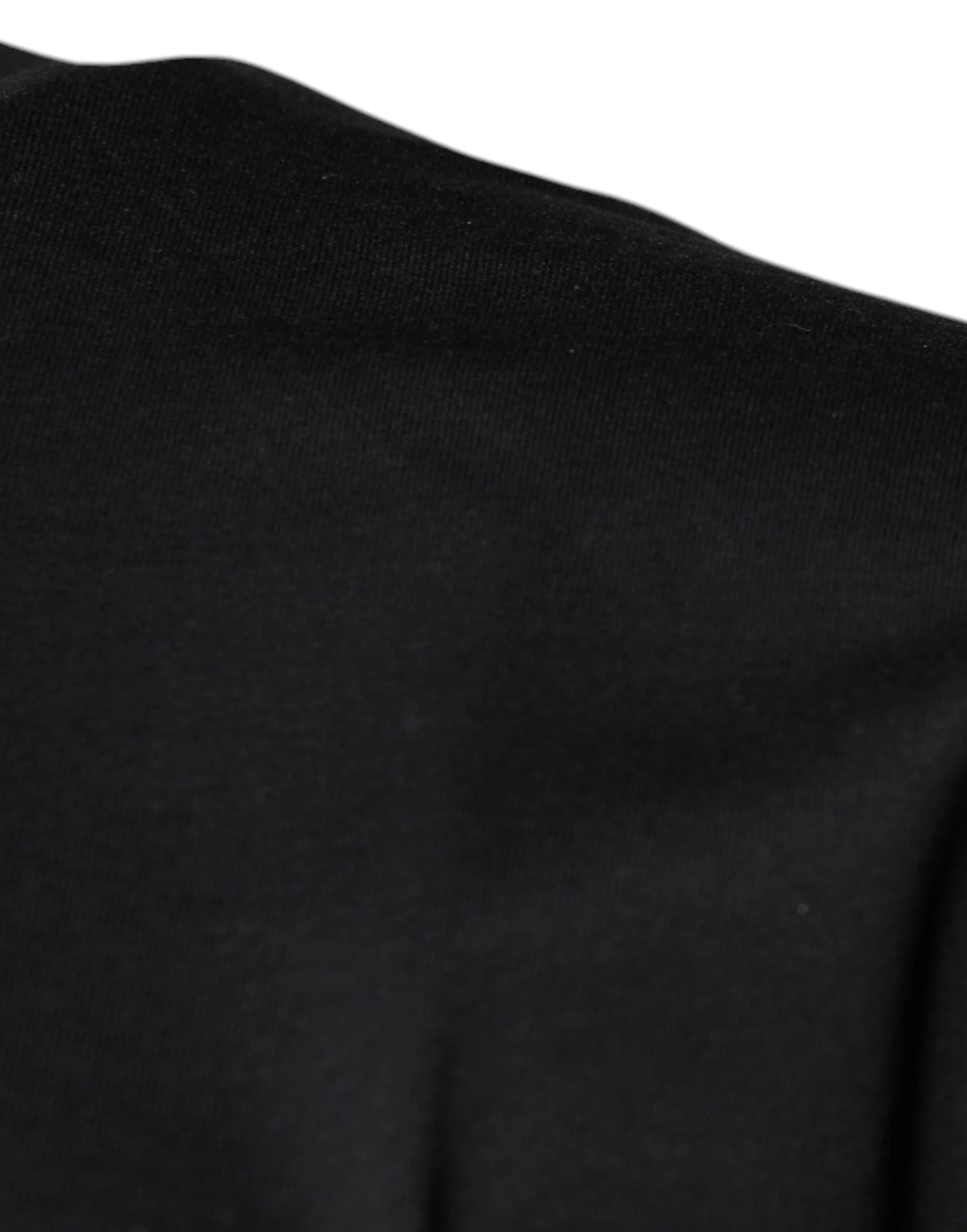 Dolce & Gabbana Black DG Logo Print Cotton Crew Neck T-shirt - IT50 | L - T-Shirts