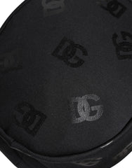 Dolce & Gabbana Black DG Monogram Polyester Jacquard Bucket Hat - 56 cm|XS