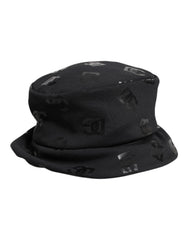 Dolce & Gabbana Black DG Monogram Polyester Jacquard Bucket Hat - 56 cm|XS