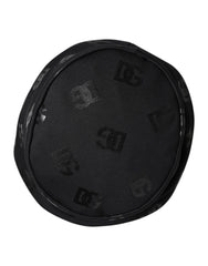 Dolce & Gabbana Black DG Monogram Polyester Jacquard Bucket Hat - 56 cm|XS