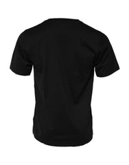 Dolce & Gabbana Black DG Royals Cotton Crew Neck T-shirt - T-Shirts