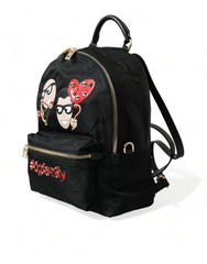 Dolce & Gabbana Black #DGFAMILY Embellished Backpack VULCANO Bag - Backpacks