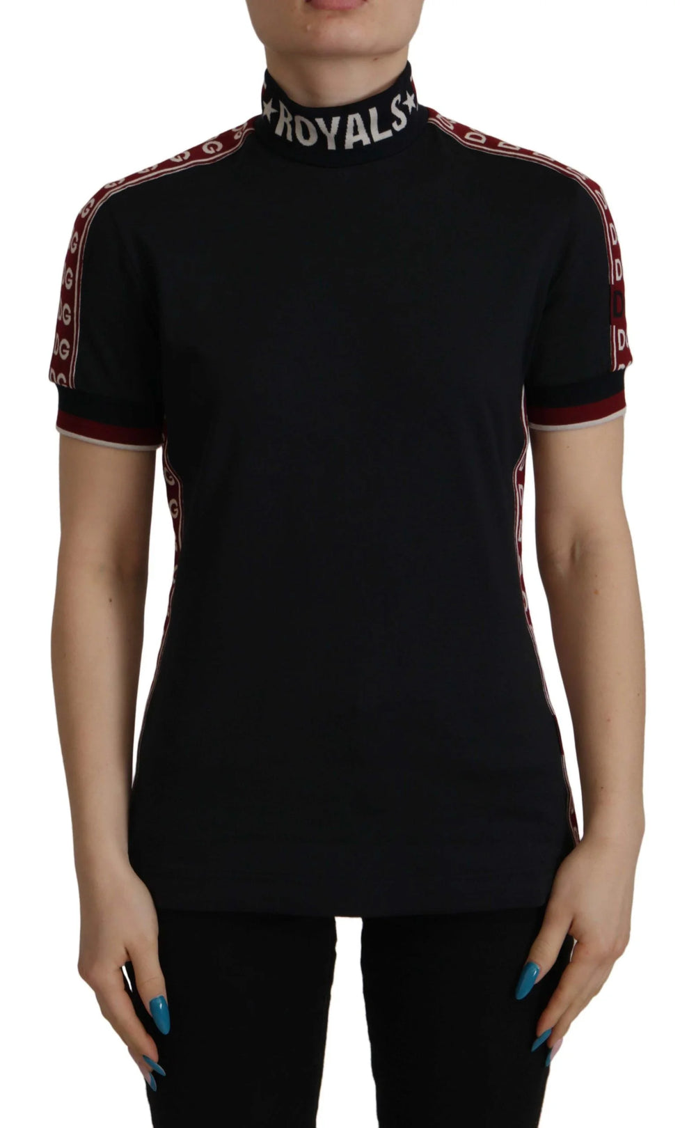 Dolce & Gabbana Black #DGMillennials 100% Cotton T-shirt - IT40|S - T-Shirts
