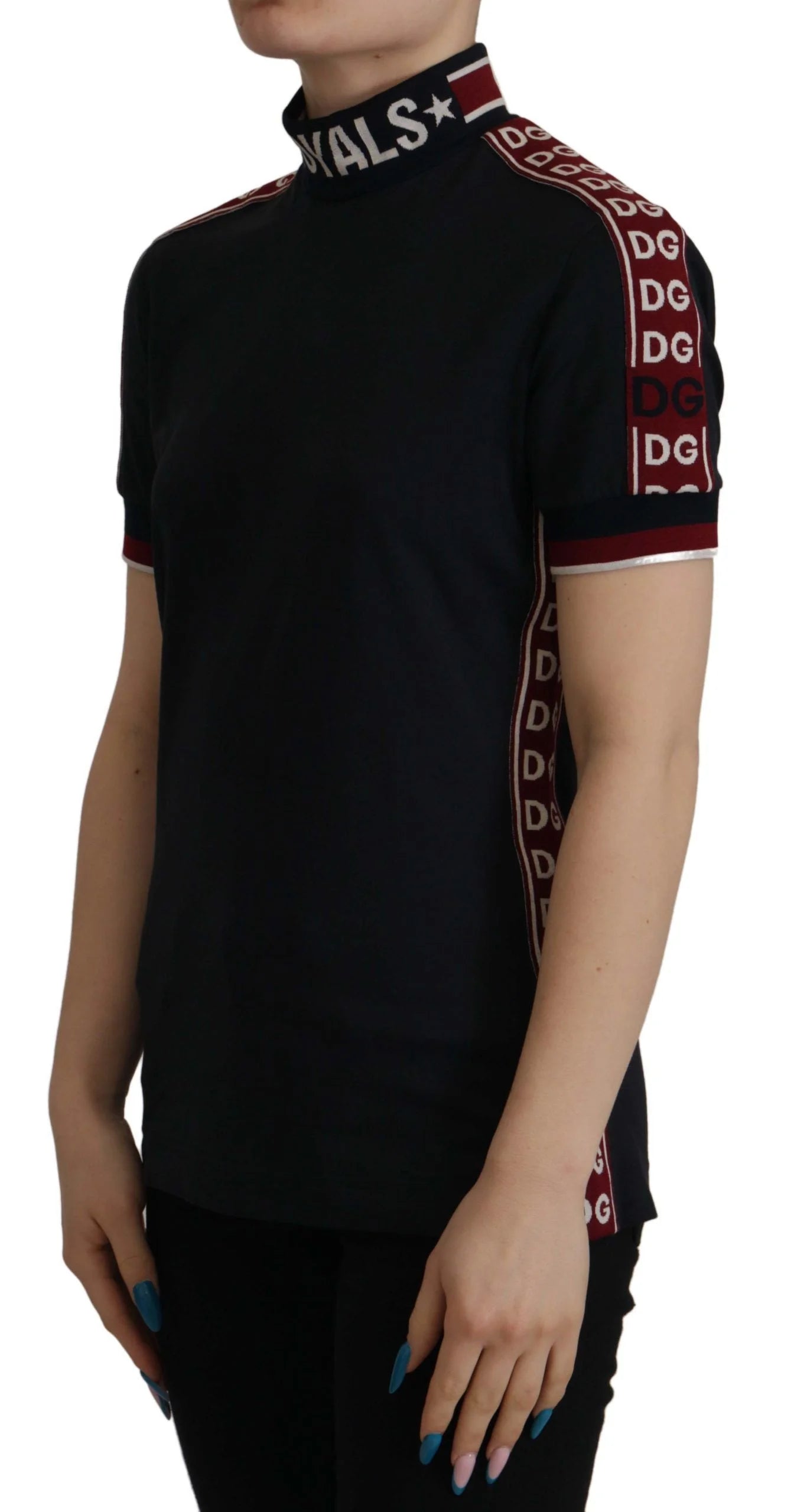 Dolce & Gabbana Black #DGMillennials 100% Cotton T-shirt - IT40|S - T-Shirts