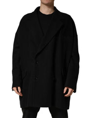 Dolce & Gabbana Black Double Breasted 2 Buttons Suit Jacket - IT50 | L - Sport Jackets