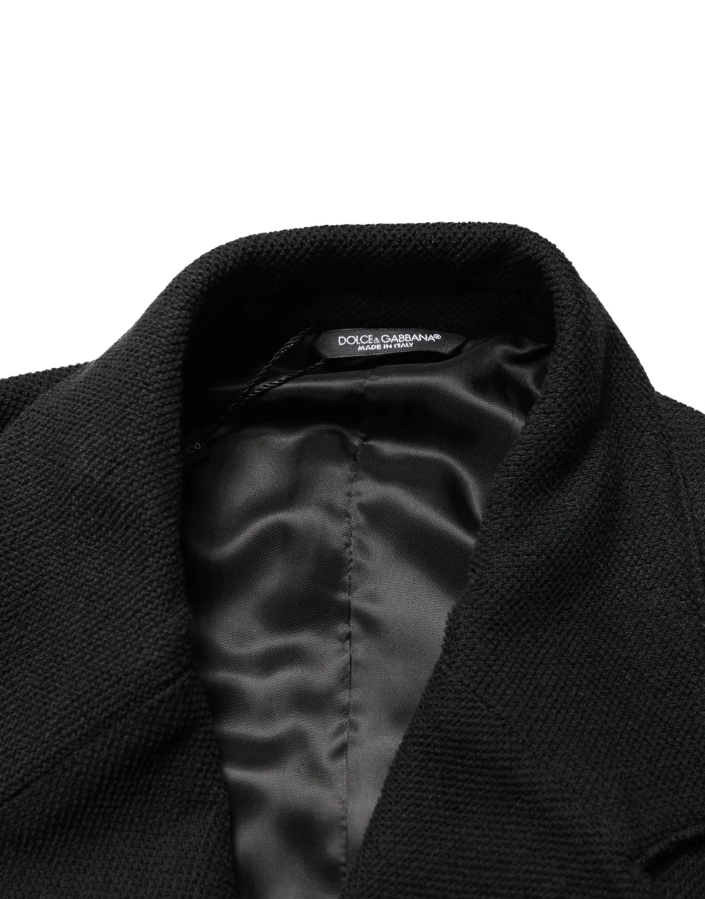 Dolce & Gabbana Black Double Breasted 2 Buttons Suit Jacket - IT50 | L - Sport Jackets