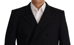 Dolce & Gabbana Black Double Breasted Coat Blazer Jacket - IT48 | M - Sport Jackets