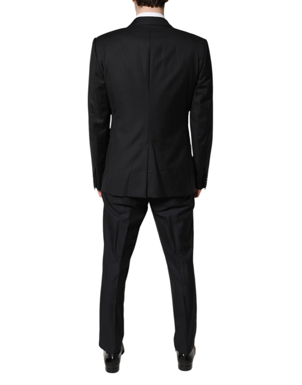 Dolce & Gabbana Black Double Breasted Formal 3 Piece Suit - IT52 | XL - Suits