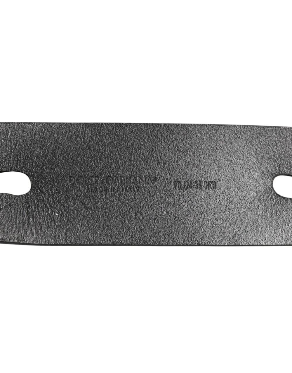 Dolce & Gabbana Black Double Strap Leather Silver Buckle Belt - 90 cm / 36 Inches - Belts