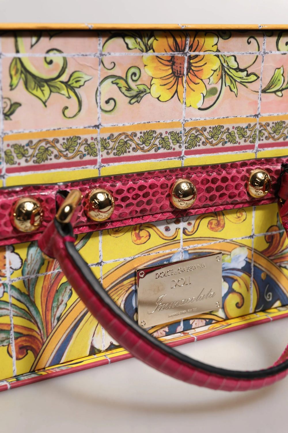 Dolce & Gabbana Black Dress Ceramic Porcelain Fashion Leather Sicily Dolls - Dollhouse Accessories