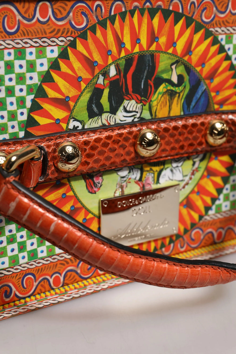 Dolce & Gabbana Black Dress Ceramic Porcelain Fashion Leather Sicily Dolls - Dollhouse Accessories