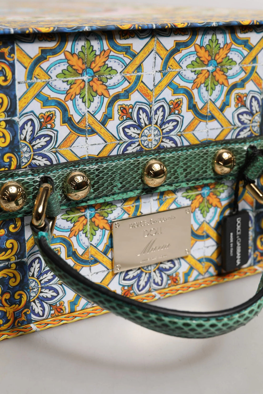 Dolce & Gabbana Black Dress Ceramic Porcelain Fashion Leather Sicily Dolls - Dollhouse Accessories