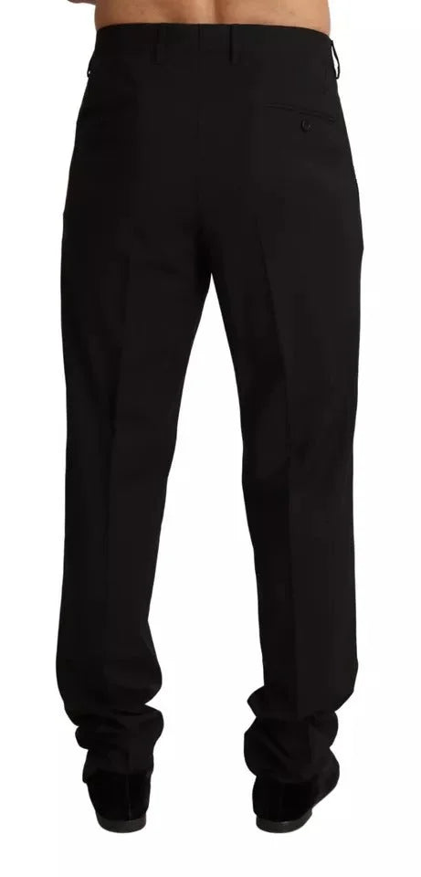 Dolce & Gabbana Black Dress Formal Skinny Pants - IT54 | XL - Trousers