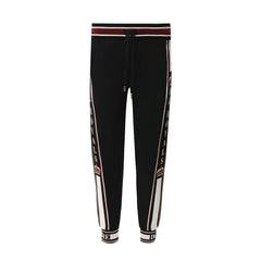 Dolce & Gabbana Black Elastane Joggers (Workout Pants)