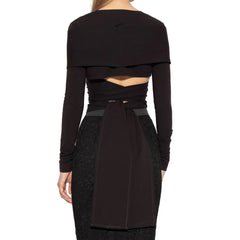 Topuri fără mânecă elastice negre Dolce & Gabbana