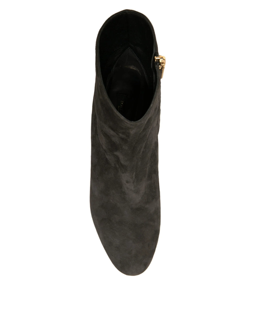 Dolce & Gabbana Black Embellished Heel Ankle Boots Shoes - EU39/US8.5