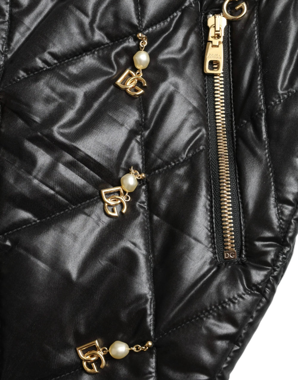 Dolce & Gabbana Black Embellished High Waist Hot Pants Shorts - IT40|S - Short Trousers