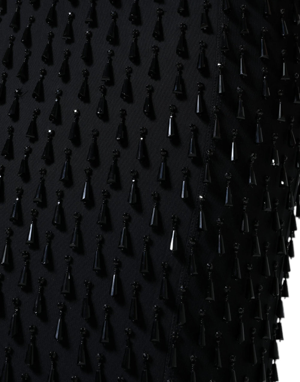 Dolce & Gabbana Black Embellished Pencil Cut Midi Skirt - IT44 | L - Skirts