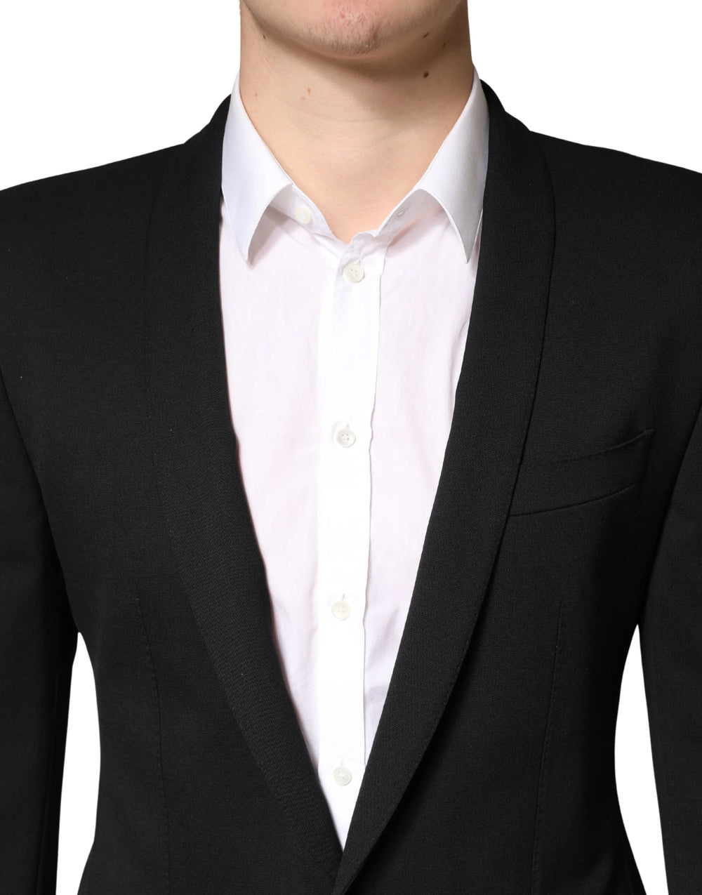 Dolce & Gabbana Black Embellished Single Breasted Blazer - IT48 | M