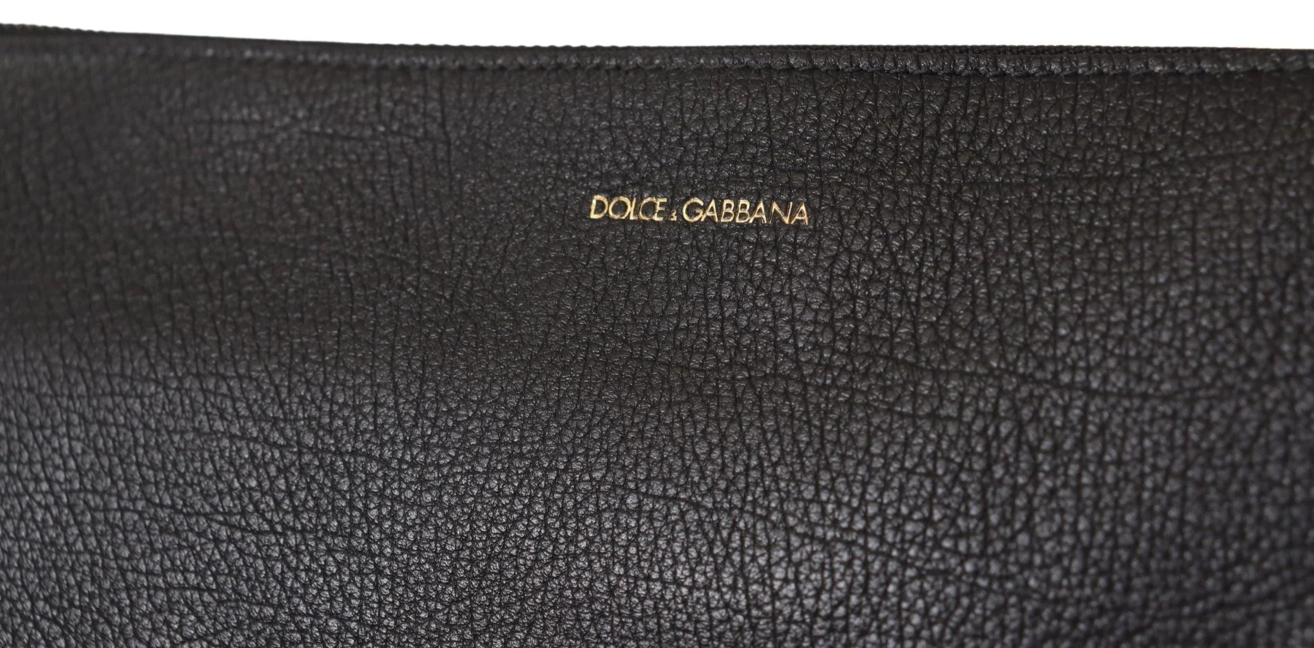 Dolce & Gabbana Black Exotic Leather Shoulder Sling Alta Sartoria Bag - Cross Body Bags