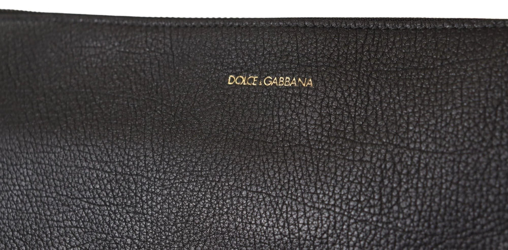 Dolce & Gabbana Black Exotic Leather Shoulder Sling Alta Sartoria Bag - Cross Body Bags