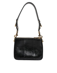Dolce & Gabbana Black Exotic Leather Shoulder Sling Clutch Bag - Shoulder Bags