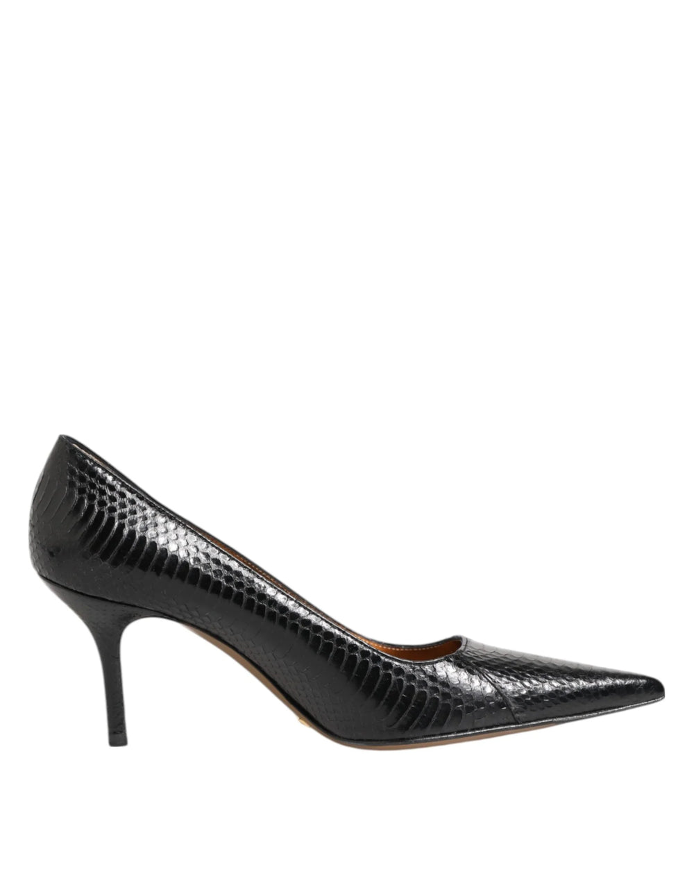 Dolce & Gabbana Black Exotic Leather Stiletto Pumps Shoes - EU36.5/US6 - Heels