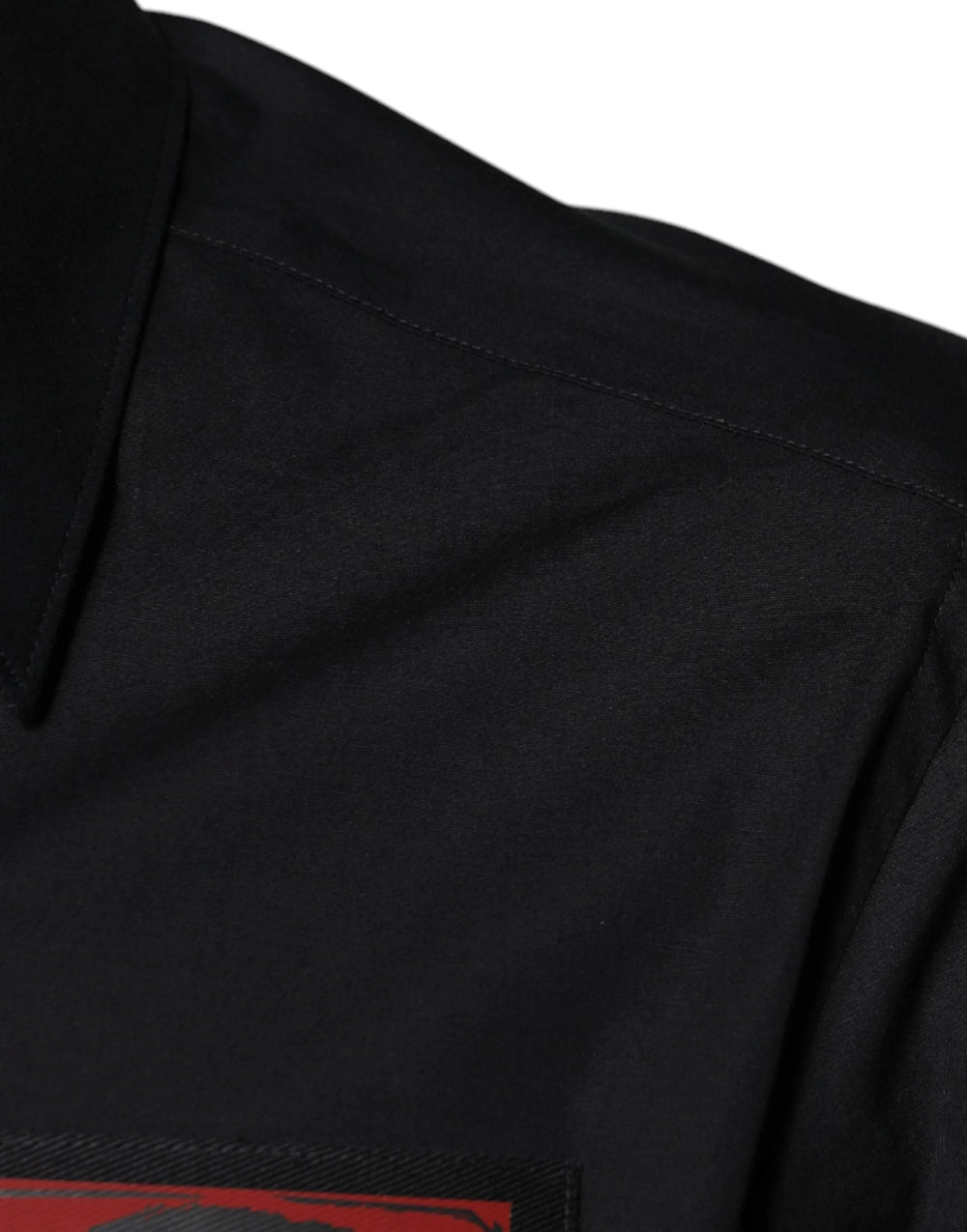 Dolce & Gabbana Black Eye Patch Long Sleeve GOLD Dress Shirt - IT40 | M - Shirts