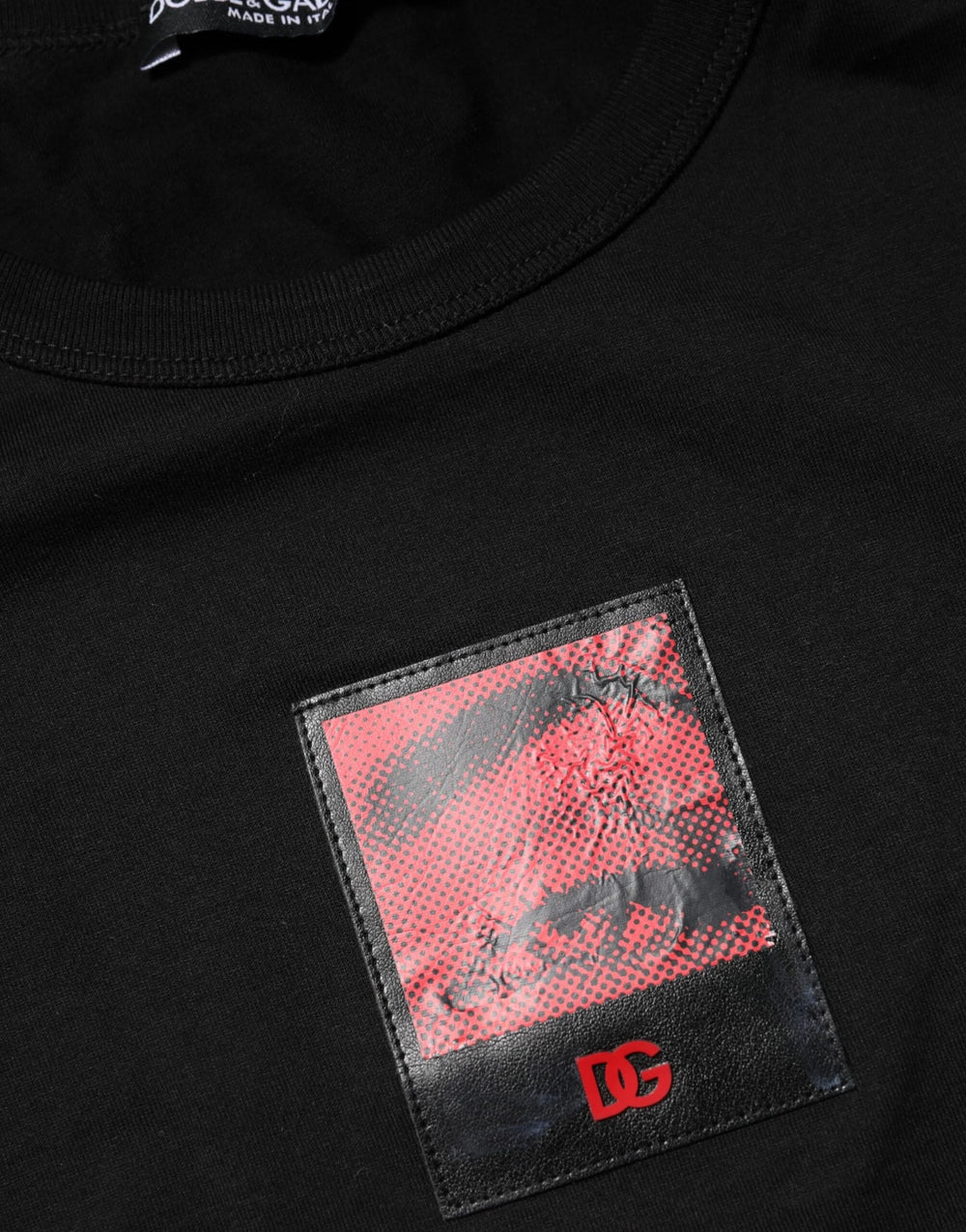 Dolce & Gabbana Black Eye Print Cotton Men Crew Neck T-shirt - IT54 | XL - T-Shirts