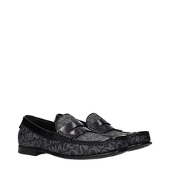Mocassins Lanvin noirs en tissu - EU40/US7