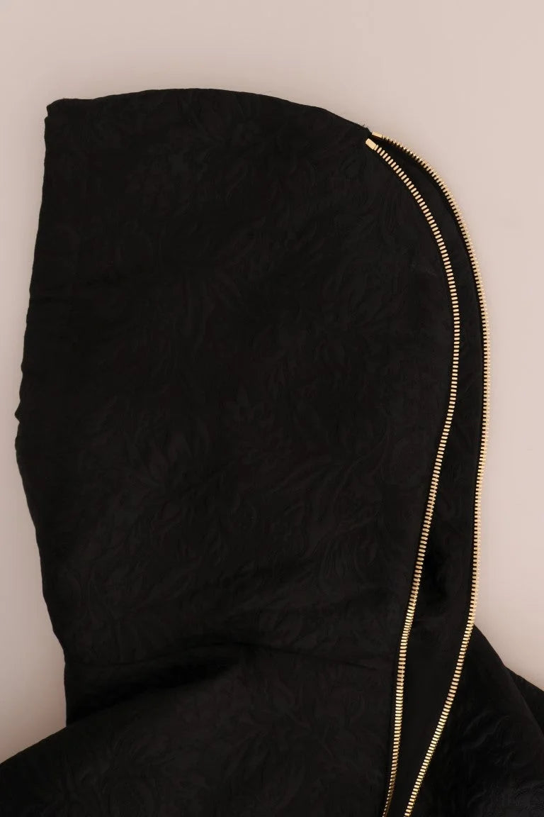 Dolce & Gabbana Black Fairy Tale Crystal Hooded Sweater - Sweaters