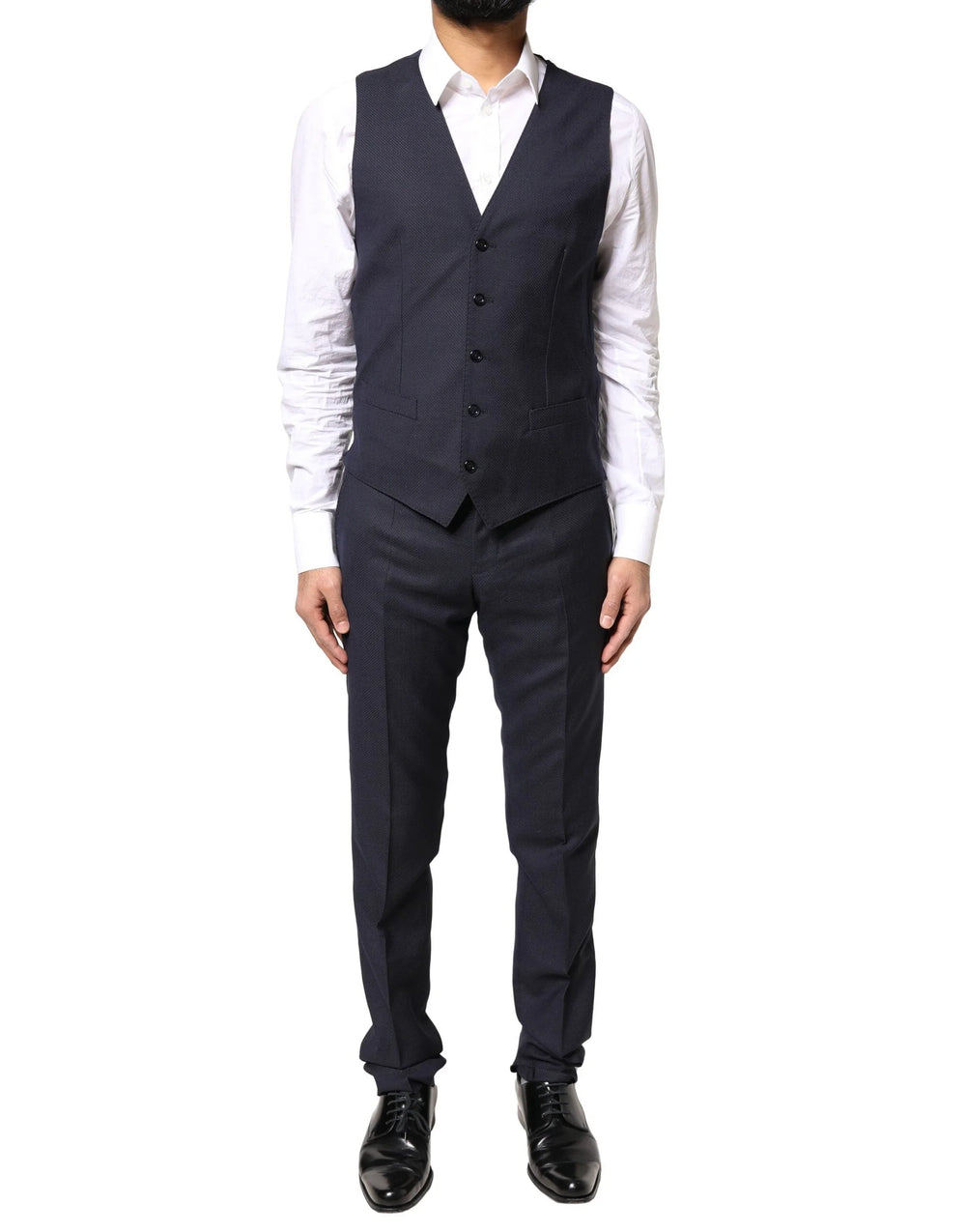 Dolce & Gabbana Black Fantasy MARTINI 3 Piece Formal Suit - IT44 | XS - Tuxedos