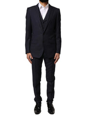 Dolce & Gabbana Black Fantasy MARTINI 3 Piece Formal Suit - IT44 | XS - Tuxedos