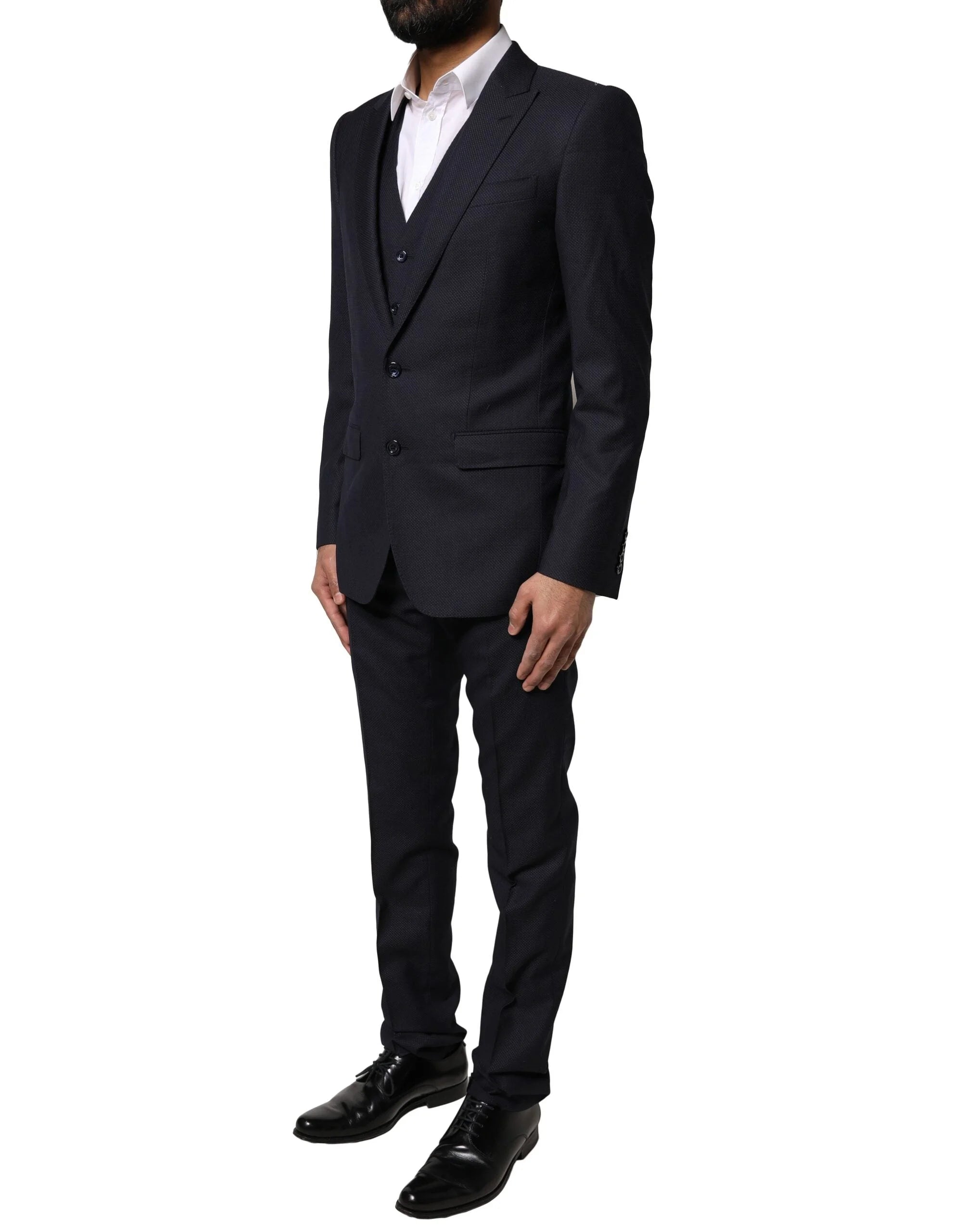 Dolce & Gabbana Black Fantasy MARTINI 3 Piece Formal Suit - IT44 | XS - Tuxedos