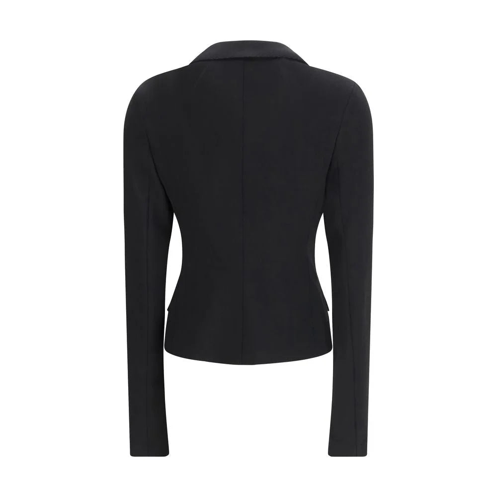 Dolce & Gabbana Svart fleeceulljacka och kappa - IT42 | L