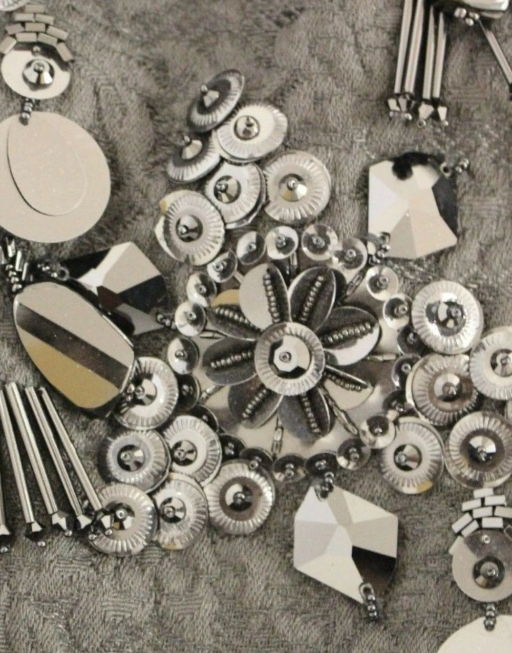 Dolce & Gabbana Black floral crystal embedded dress - Dresses