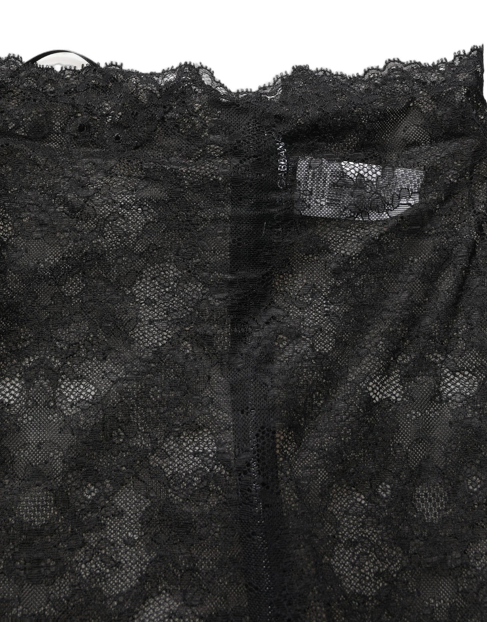 Dolce & Gabbana Black Floral Lace High Waist KneeLength Skirt - IT40|S