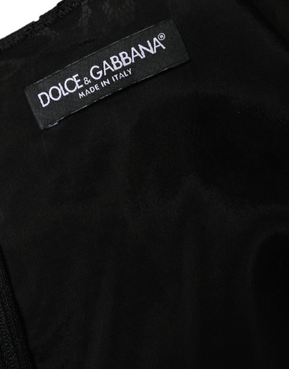 Dolce & Gabbana Black Floral Lace Sheath Sleeveless Mini Dress - IT42|M - Dresses