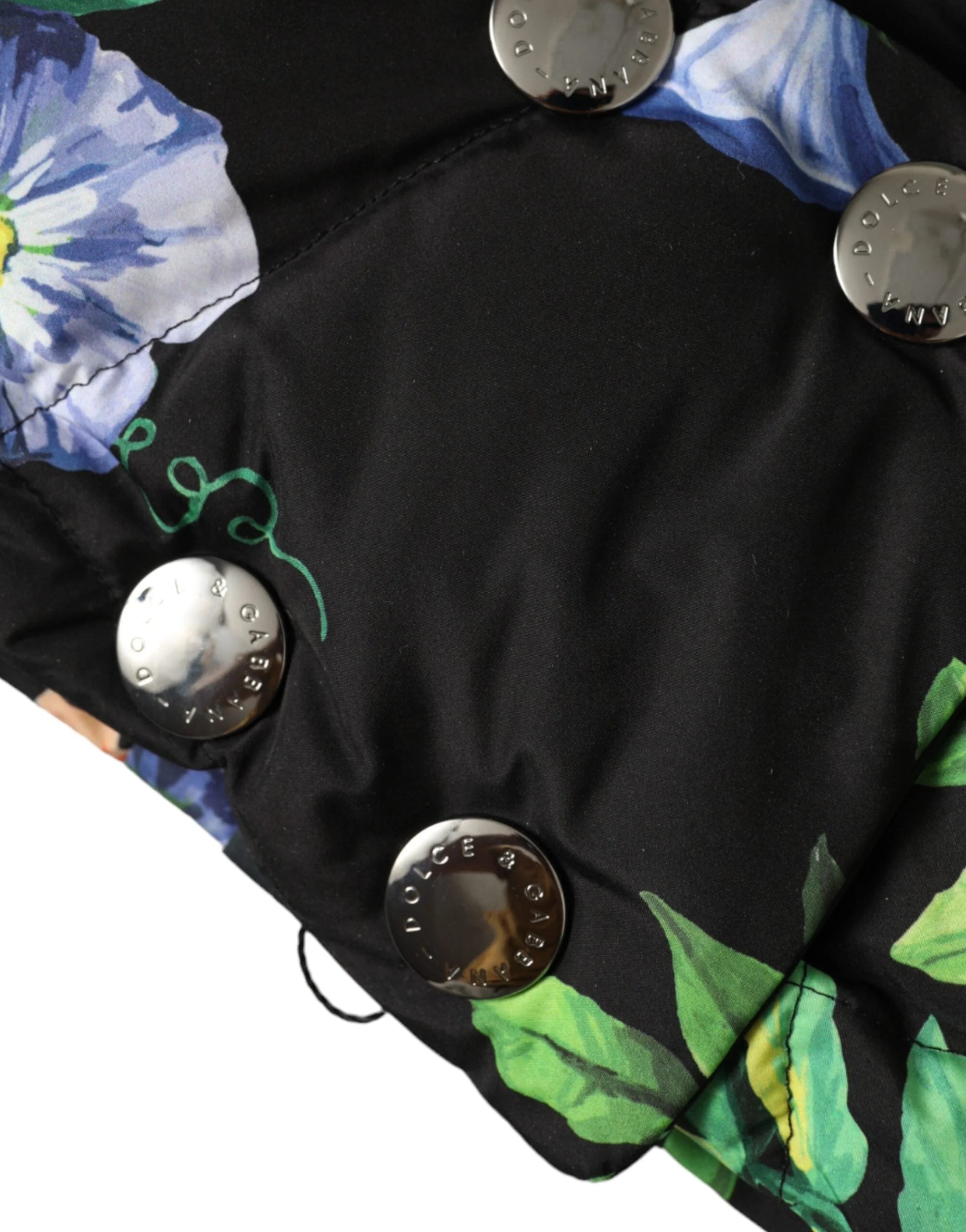 Dolce & Gabbana Black Floral Print Whole Head Wrap Hat - Headdresses