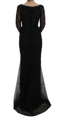 Dolce & Gabbana Black Floral Sheath Dress - IT38|XS - Dresses