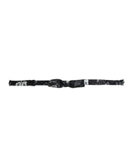 Dolce & Gabbana Black Floral Silk Adjustable Neck Men Bow Tie - Neckties