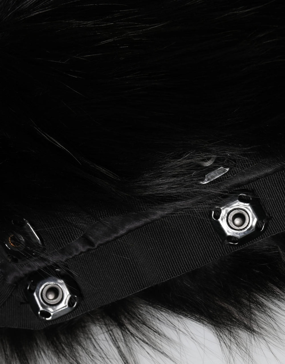 Dolce & Gabbana Black Fur Shoulder Collar Wrap Shawl Scarf
